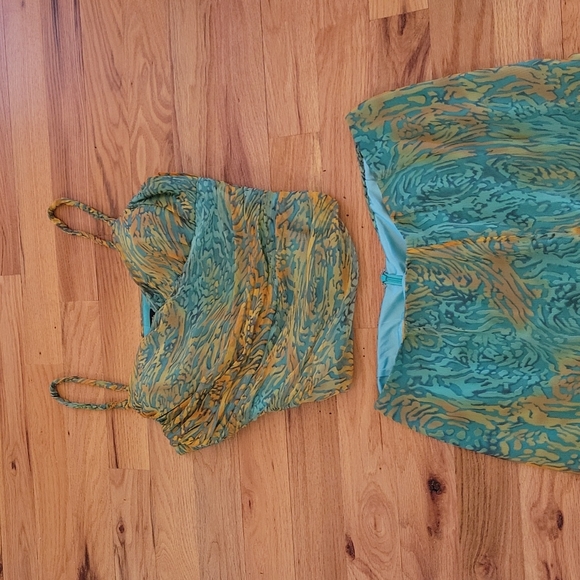 VINTAGE MUSANI COUTURE SILK SHIRT AND TOP SET - Picture 14 of 16